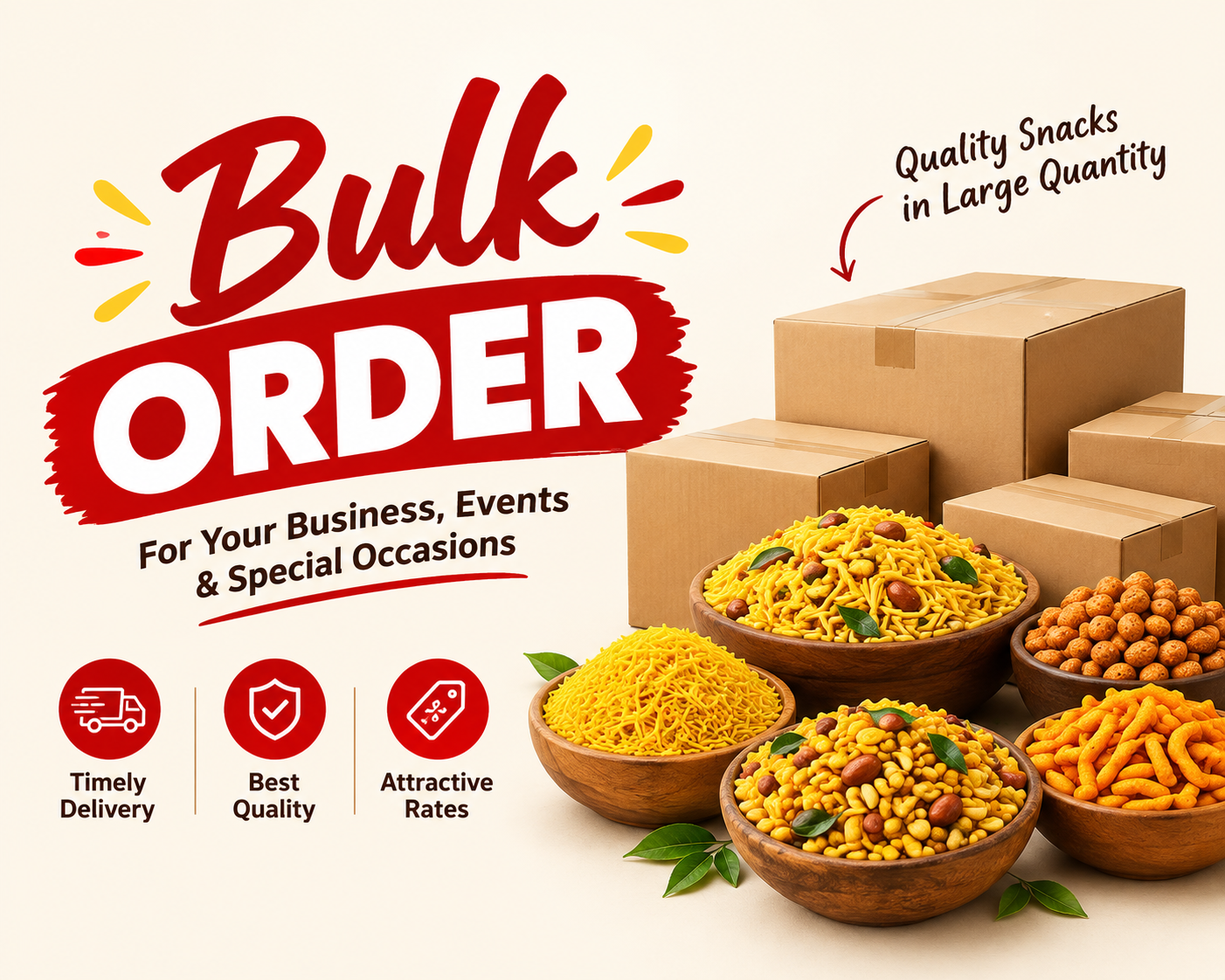 Hitkari Namkeen bulk orders and corporate gifting